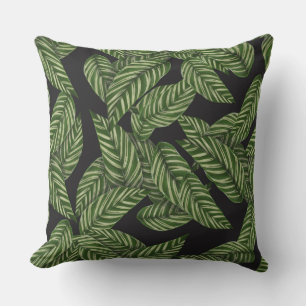 coussin extérieur feuille jungle