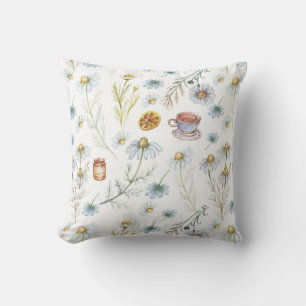 Coussin extérieur fleuri