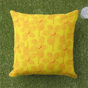 Coussin extérieur floral à la craie pastel d'été