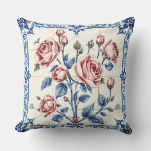 coussin extérieur jardin de roses