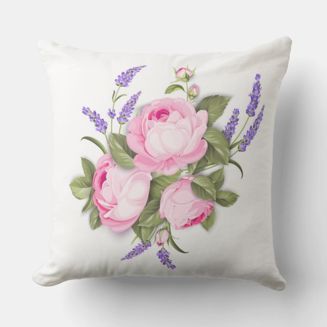 Coussin extérieur Jetez Pillow Peony (Recto)