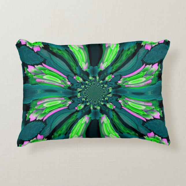 Coussin extérieur rose Hydrangea Flower (Devant)