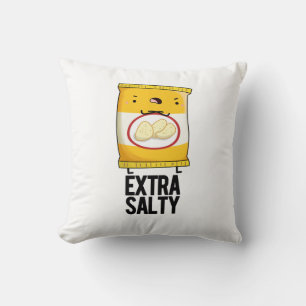 Coussin Extra Salty Funty Salty Snack Pun