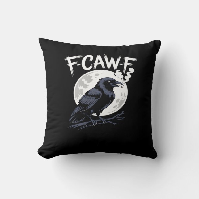 Coussin F-Caw-F Bird Classic Vintage Art (Recto)
