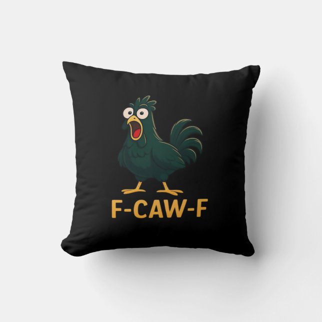Coussin F-Caw-F Chicken Classic Vintage Style (Recto)