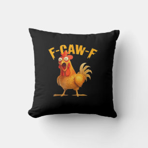 Coussin F-Caw-F Drôle Unique