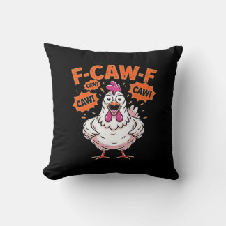 Coussin F-Caw-F Poulet Classique Cool Unique