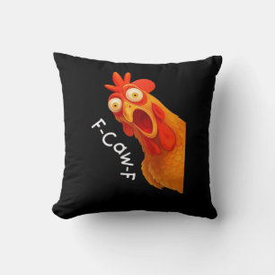 Coussin F-Caw-F Poulet Essentiel Classique Rétro