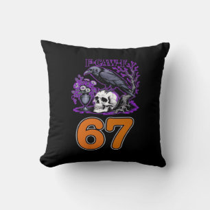 Coussin F-Caw-F Poulet Halloween Classique Drôle Tendance
