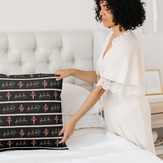 Coussin Fa La Stripe Noisette Ballerina (Créateur téléchargé)