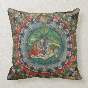 Coussin Fac-similez la copie du 2h22 Ève créée par Dieu,