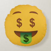 Coussin face argent    EmojiJeter (Devant)