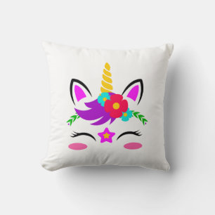 Coussin Face de licorne