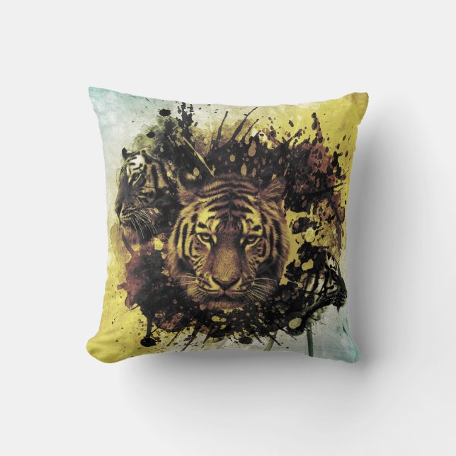 Coussin face de lion (Recto)