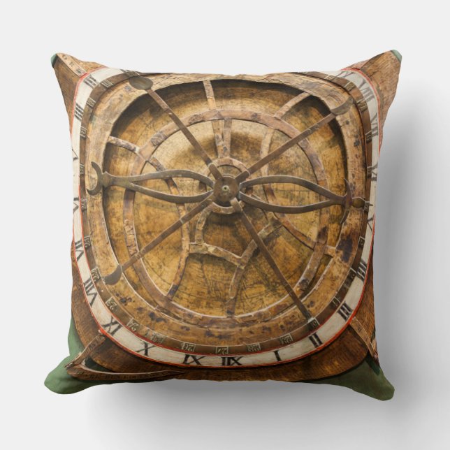 Coussin Face d'horloge antique, Allemagne (Recto)