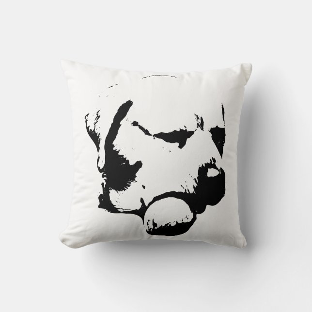 Coussin Face du jeu, Coeur heureux (Recto)