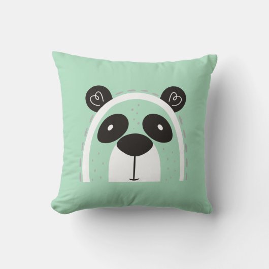 Coussin Face nordique de Panda (Recto)