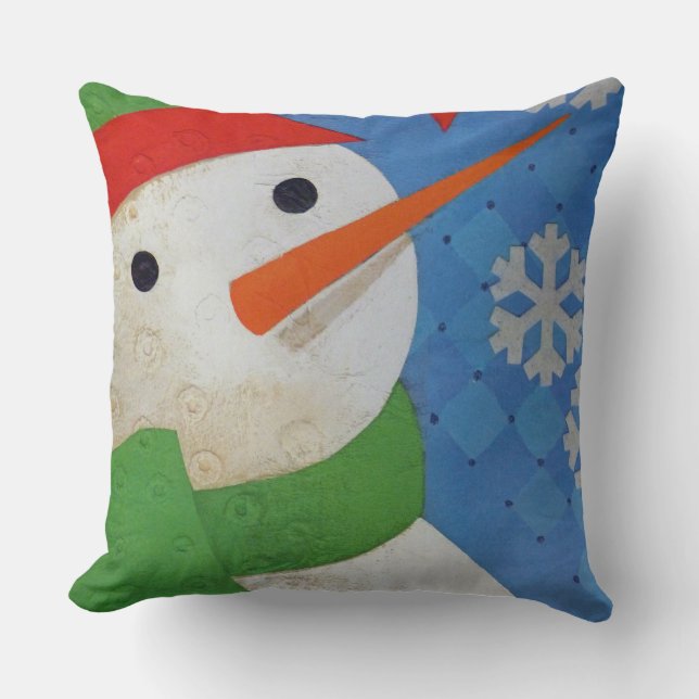 Coussin face Snowman (Recto)