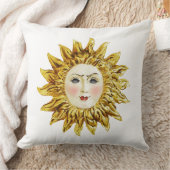 Coussin Face solaire radieuse (Couverture)