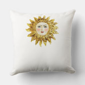 Coussin Face solaire radieuse (Verso)