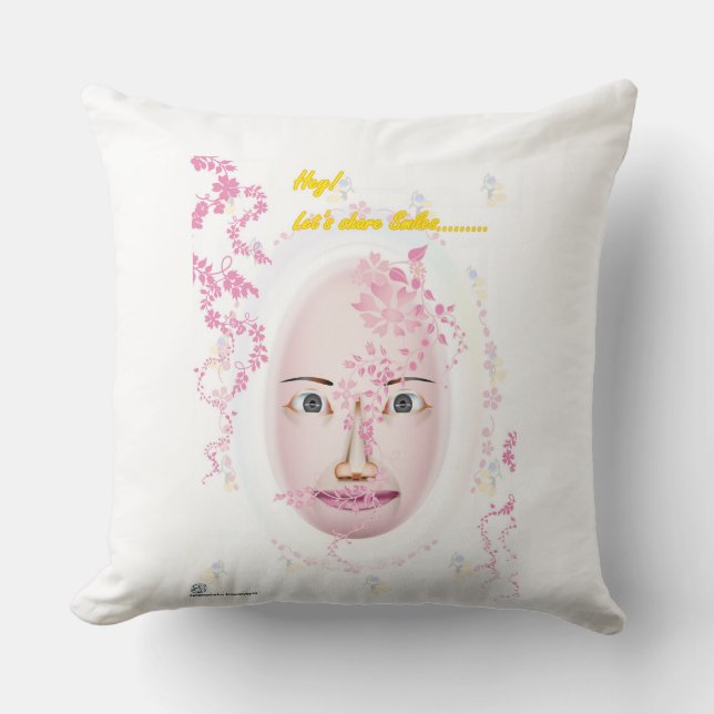 Coussin Face Srs - Happy Smile - Smile avec moi (Recto)