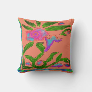 Coussin Fâcheux floral Abstrait