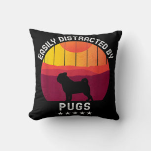 Coussin Facilement Distrait Par Carlins Rétro AMOUREUX D