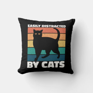 Coussin Facilement Distrait Par Chats Cute Kitten Chat Pro