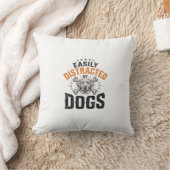 Coussin Facilement Distrait Par Les Chiens Conception De C (Couverture)