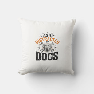 Coussin Facilement Distrait Par Les Chiens Conception De C