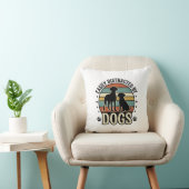 Coussin Facilement distrait par les chiens Design silhouet (Chaise)