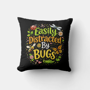 Coussin Facilement distrait par les insectes