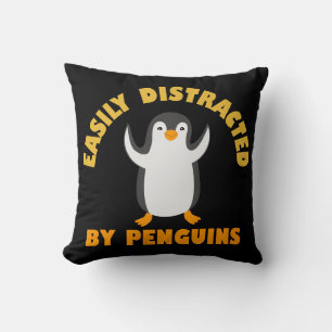 Coussin Facilement Distrait Par Les Manchots
