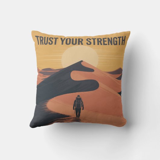 Coussin Faire Confiance à Votre Force (Verso)