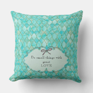 Coussin Faire des petites choses avec grand amour Marocco