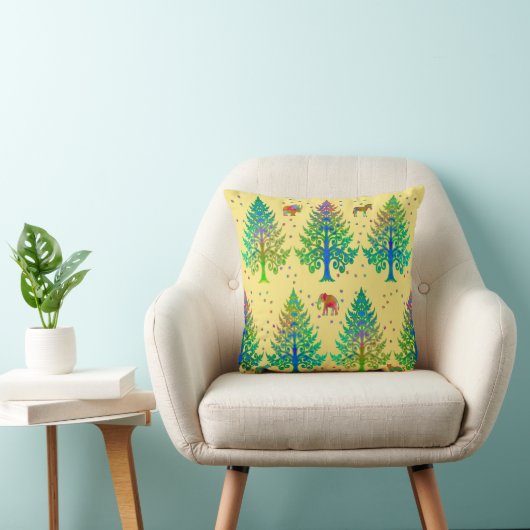 Coussin Faire des traces dans le soleil (Chaise)