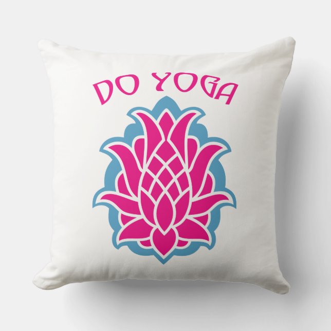 Coussin Faire du yoga (Recto)