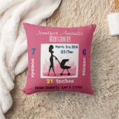 Coussin Faire-part bébé maman tendance (Couverture)