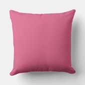 Coussin Faire-part de naissance de bébé fille (Verso)