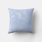 Coussin Faire-part de naissance mignon d'empreintes de pas (Verso)