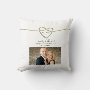 Coussin Faire-part de report de mariage