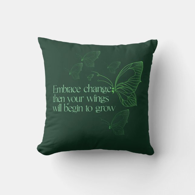 Coussin Faire place au changement (Recto)