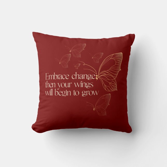 Coussin Faire place au changement (Recto)