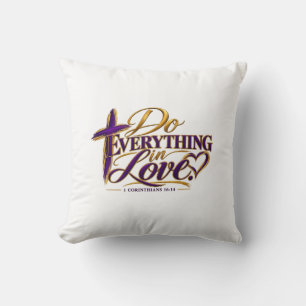 Coussin Faire tout avec Amour