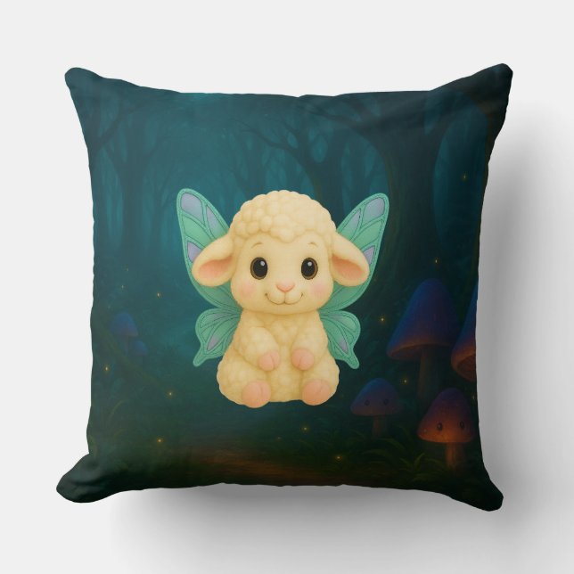 Coussin Fairy Critters™ Fairy Lamb (Recto)