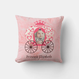 Coussin Fairytale Royal Princess Carriage Girl Anniversair