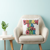 Coussin Fais de grands rêves petit(e), citations inspirant (Chaise)