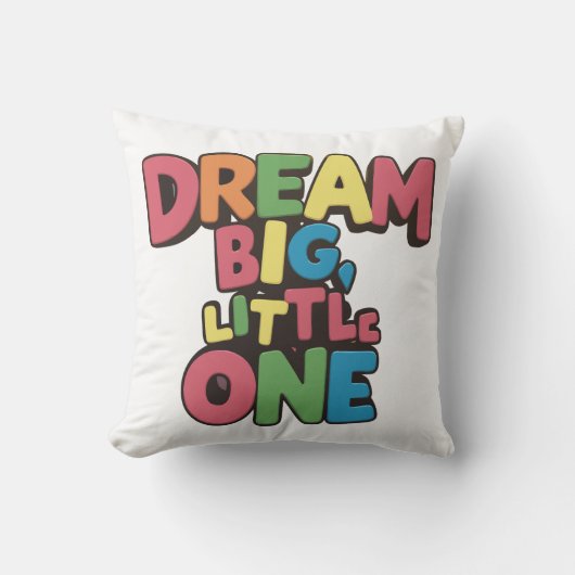 Coussin Fais de grands rêves petit(e), citations inspirant (Recto)