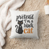 Coussin Faisons comme si j'étais un chat noir T-shirt de c (Couverture)