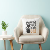 Coussin Faisons comme si j'étais un chat noir T-shirt de c (Chaise)